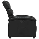 Fauteuil inclinable Noir Similicuir