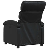 Fauteuil inclinable Noir Similicuir