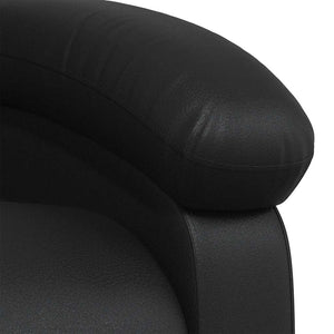 Fauteuil inclinable Noir Similicuir