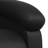 Fauteuil inclinable Noir Similicuir