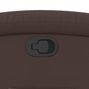 Fauteuil inclinable Marron Similicuir