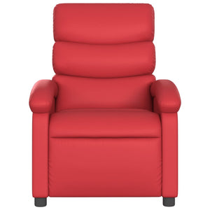Fauteuil inclinable Rouge Similicuir