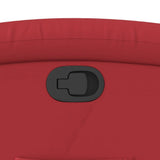 Fauteuil inclinable Rouge Similicuir