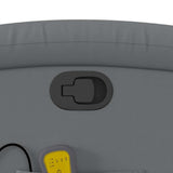 Fauteuil de massage inclinable Gris Similicuir