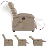 Fauteuil de massage inclinable Cappuccino Similicuir