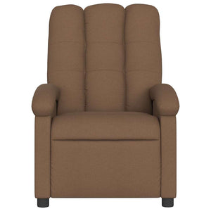Fauteuil inclinable Marron Tissu