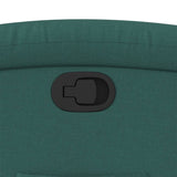 Fauteuil inclinable Vert foncé Tissu