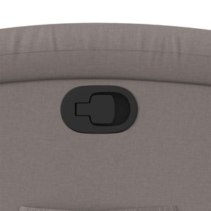 Fauteuil inclinable Taupe Tissu