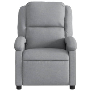 Fauteuil inclinable Gris clair Tissu