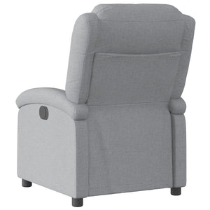 Fauteuil inclinable Gris clair Tissu
