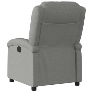 Fauteuil inclinable en tissu gris foncé