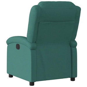 Fauteuil inclinable Vert foncé Tissu