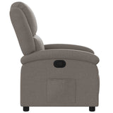 Fauteuil inclinable Taupe Tissu