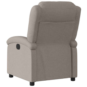 Fauteuil inclinable Taupe Tissu