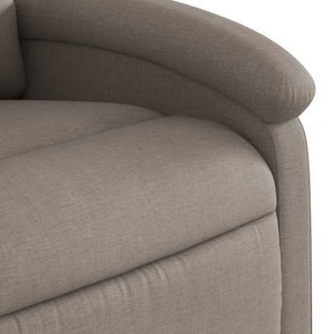 Fauteuil inclinable Taupe Tissu