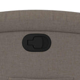 Fauteuil inclinable Taupe Tissu