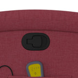 Fauteuil de massage inclinable Rouge bordeaux Tissu