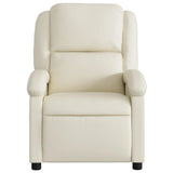 Fauteuil inclinable Crème Similicuir