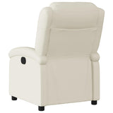 Fauteuil inclinable Crème Similicuir