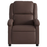 Fauteuil inclinable Marron Similicuir