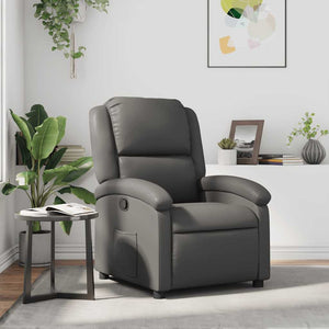 Fauteuil inclinable Gris Similicuir