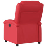 Fauteuil inclinable Rouge Similicuir