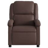 Fauteuil de massage inclinable Marron Similicuir