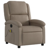 Fauteuil de massage inclinable Cappuccino Similicuir