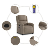 Fauteuil de massage inclinable Cappuccino Similicuir