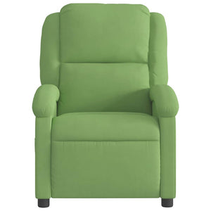 Fauteuil inclinable vert clair velours