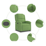 Fauteuil inclinable vert clair velours