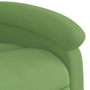 Fauteuil inclinable vert clair velours