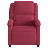 Fauteuil inclinable rouge bordeaux velours