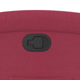 Fauteuil inclinable rouge bordeaux velours