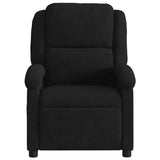 Fauteuil inclinable noir velours