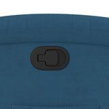 Fauteuil inclinable bleu velours