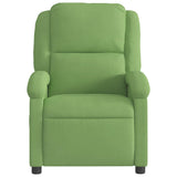 Fauteuil de massage inclinable vert clair velours