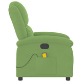 Fauteuil de massage inclinable vert clair velours