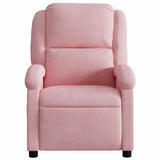 Fauteuil de massage inclinable rose velours