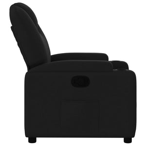 Fauteuil inclinable Noir Tissu