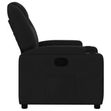 Fauteuil inclinable Noir Tissu