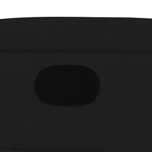 Fauteuil inclinable Noir Tissu