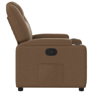 Fauteuil inclinable Marron Tissu