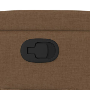 Fauteuil inclinable Marron Tissu