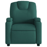 Fauteuil inclinable Vert foncé Tissu