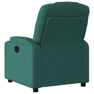 Fauteuil inclinable Vert foncé Tissu