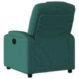 Fauteuil inclinable Vert foncé Tissu