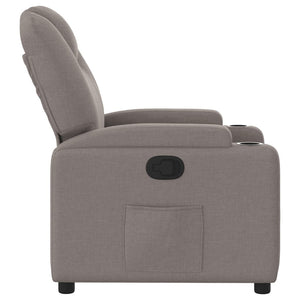 Fauteuil inclinable Taupe Tissu
