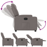 Fauteuil inclinable Taupe Tissu