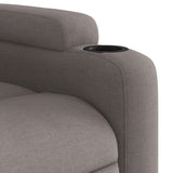 Fauteuil inclinable Taupe Tissu